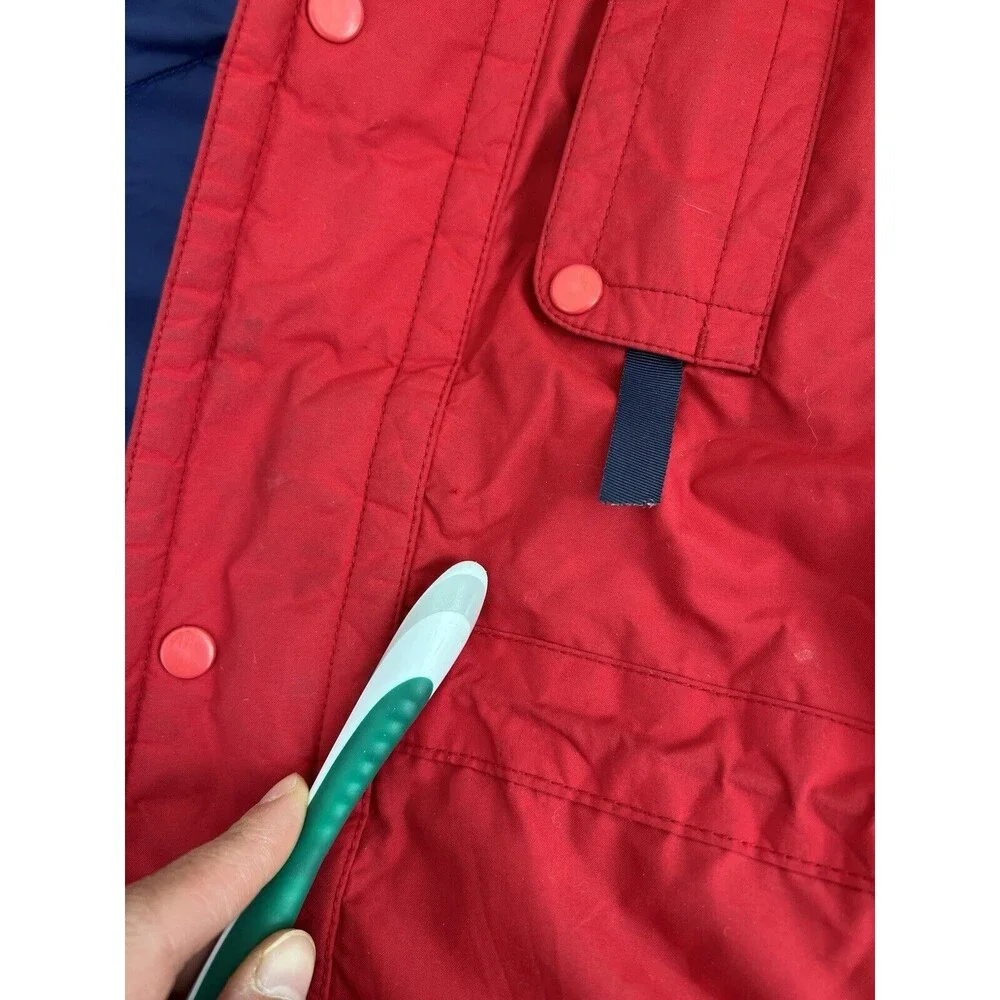 Vtg Patagonia Insulated DAS Puffer Jacket 90's Parka Red Blue‎ Mens L 84161 F3